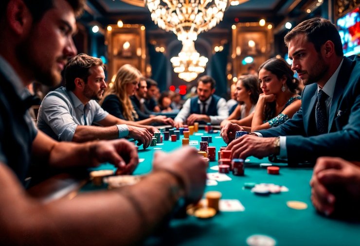 Antarmuka Live Sic Bo dengan dealer dan riwayat taruhan